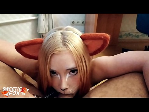 ❤️ Kitsune waxay liqaysaa dick oo afkeeda ku dhufatey ❤ Porno Guri  ﹏